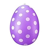1 Stück Ostereier, groß, bunt, aufblasbar, Jumbo-Ostereier für Ostern, Hof, Garten,...