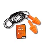 Mivos 5 Paar Wiederverwendbar Gehörschutz Ohrstöpsel - Wasserdicht und Weich...