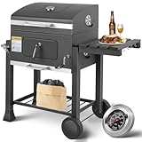 Grau Holzkohlegrills, Grillwagen, Holzkohlegrills XL, Groß Kohlegrill, Griller, Smoker...