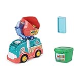 GuoQiao Automatisches Domino-Elektrisches Truck-Set für Familien und Kinder ab 3 Jahren,...