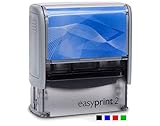 Personalisierter Stempel easyprint 2 – Selbstfärbend mit Individuellem Wunschtext zum...