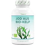 Bio Kelp (Natürliches Jod) - 365 Tabletten mit je 200µg Jod aus Bio-Braunalgen -...