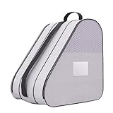 Schwarze Skischuhtasche ,Skischuhtasche mit Helmfach,Atmungsaktive Mesh-Skischuhtasche ,3...