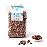 Pakka Bio Jumbo Haselnüsse nature, roh und ungeröstet, 1kg, Öko & Fair,...
