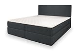 Masseno Boxspringbett PELLIO P 180x200 cm Komplett-Set mit Matratze und Topper,...