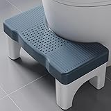Faltbarer Toilettenhocker für Erwachsene, 17.8 cm, robuster Kunststoff, tragbarer Hocker,...