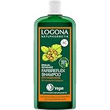 LOGONA Naturkosmetik Farbreflex Shampoo Braun-Schwarz Bio-Haselnuss