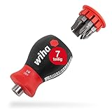 Wiha Magazin-Bithalter Stubby 3801-04 / Mini Schraubendreher mit 6 Bits im Griff /...