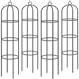 Gardebruk 4X Rosensäule 200x40cm Metall Stabil Wetterfest Garten Rankgitter...