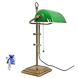 Christoph Palme Leuchten Bankerleuchte Retro E27 Tischleuchte Bankerlampe Bronze Vintage...