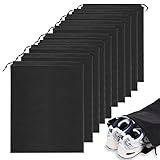 Ulikey 10er Schuhbeutel, Wasserabweisend Schuhtasche Staubdicht Schuhsack Stoffbeutel mit...