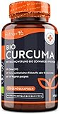 4542 mg Bio Curcuma mit Ingwer - 270 hochdosierte Kurkuma Kapseln - Mit Bio Pfeffer (0,8...