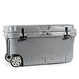 Zelsius Kühlbox 50 Liter mit Räder | Coolbox | Fahrbare Cooling Box ideal für...