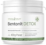 effective nature - Bentonit Detox - 400 g - Zertifiziertes Medizinprodukt zur Bindung von...
