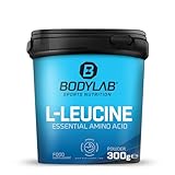 Bodylab24 L-Leucin Essential Amino Acid 300g, reines L-Leucin Pulver ohne weitere...