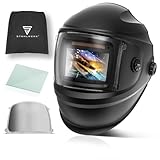 STAHLWERK Automatik-Schweißhelm BULLET 3-in-1 Schweißerhelm | Schweißschild |...