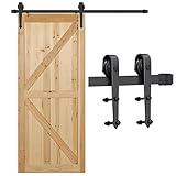 Yaheetech 183cm Schiebetürbeschlag Set Laufschienen für Schiebetür...