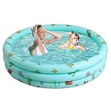 Kiddie Swimming Pool, aufblasbarer Außenpool - Familienspaß Lounge Pool für Kinder und...