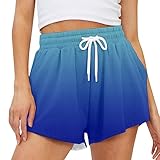Shorts für Damen, Sommer, Sport-Shorts, Fitnessstudio, Yoga, Curvy, Jogging, mit Taschen...