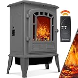 KESSER® Elektrokamin mit Heizlüfter & Fernbedienung 2000W Elektro Kamin Elektrischer...
