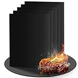 HAOCEE Grillmatte für Gasgrill, 5er Set 40x32 cm Antihaft Grillmatten...