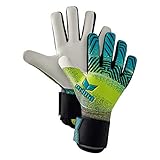 Erima Erwachsene Flex RD Robusto Torwarthandschuh, Petrol/Lime/schwarz, 8