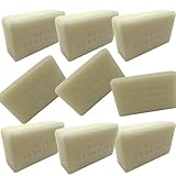 Schutzmarke WASSERROSE Wasserrose® 9x100g=900g KERNSEIFE DIY SEIFE REIN OHNE DUFT OHNE...