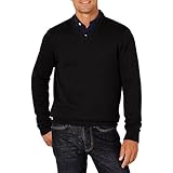 Amazon Essentials Herren Pullover mit V-Ausschnitt (in Übergröße erhältlich), Schwarz,...