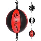 AQF Boxen Doppelendball Rex Leder Boxbirne Set MMA Punchingball Erwachsene...
