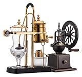 Siphon Kaffeebereiter - Vakuum Brauer mit Glaskanne zum Aufbrühen von Kaffee oder Tee -...