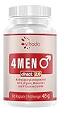 Vihado 4MEN direct 2.0 - Männer Kapseln extrastark - SOFORT Rezeptur hochdosiert - mit...