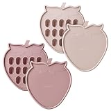 PandaEar 2 Pack Silikon Eiswürfelbehälter, Babybrei Einfrieren Behälter mit Deckeln,...