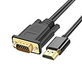 HDMI auf VGA Kabel, HDMI Digital zu VGA Analog Video Konverter Kabel für...