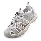 Knixmax Trekkingsandalen Damen Wandersandalen Geschlossene Outdoor Sandalen...