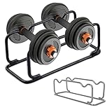 awagas Hantelablage 121LBS Stahl Gewichteständer Hantelständer Kurzhantel Rack...