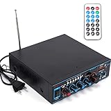 Mini Verstärker, 800W HiFi Audioverstärker Bluetooth Stereo Audio Amplifier...