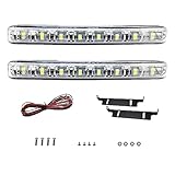 ONCCI LED Tagfahrlicht,12V 2 x Stück 8 LED Tagfahrlicht E4 R87 StvzO Tagfahrleuchten...