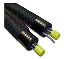 DN16 Solarrohr, Solarleitung, Edelstahlwellrohr mit 13mm Dämmung und aufwändigem...