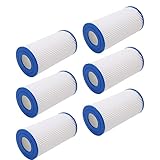 Changor Pool-Filterkartusche, Poolfilter, 6 Stück, Faltbarer, wiederverwendbarer...
