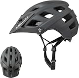Exclusky Fahrradhelm Herren und Damen mit Visier MTB Helm Ultraleicht Windschutz...