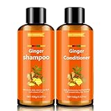 Ingwer-Shampoo und Spülung, Anti-Frizz-Shampoo und feuchtigkeitsspendende...