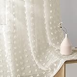 Joywell Gardinen Wohnzimmer Vorhänge Transparente Voile Sheer Vorhänge Mädchenzimmer...