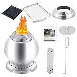 CHANGEMOORE Rauchfreie Feuerschale Ø29cmmit Dreifachverbrennung 150% Effizienz,...
