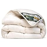Terschellinger Winterdecke - Bettdecke aus 100% IWS-Schurwolle - Hochwertiges Winter Wolle...