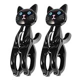 Strandtuch-Clips, Katzen-Wäscheklammern - Spurenlose Klammern in Katzenform für Kleidung...