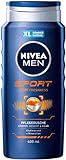 NIVEA MEN Sport Pflegedusche (400 ml), vitalisierendes Duschgel mit maskulinem...