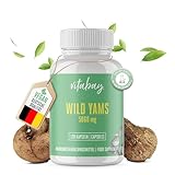 Vitabay Wild Yams Kapseln Hochdosiert 5060 mg Tagesdosis - 120 Kapseln aus Wild...
