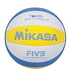 Mikasa Ball Sbv Youth Beachvolleyball, Blau/Weiß/Gelb, 5, 1629