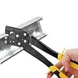Crimpzange FüR Stahlbolzen, Handkiel Metall Stanzschloss Trockenbau Handwerkzeug, Hohe...