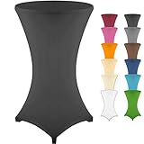 Gräfenstayn® Stretch Stehtischhusse Diana mit Öko-Tex Siegel, Verstärkung im...